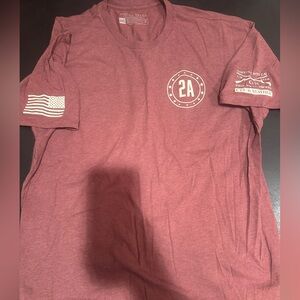 Grunt Style Maroon Graphic Tee